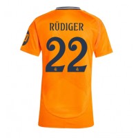 Real Madrid Antonio Rudiger #22 Fotballklær Bortedrakt Dame 2024-25 Kortermet